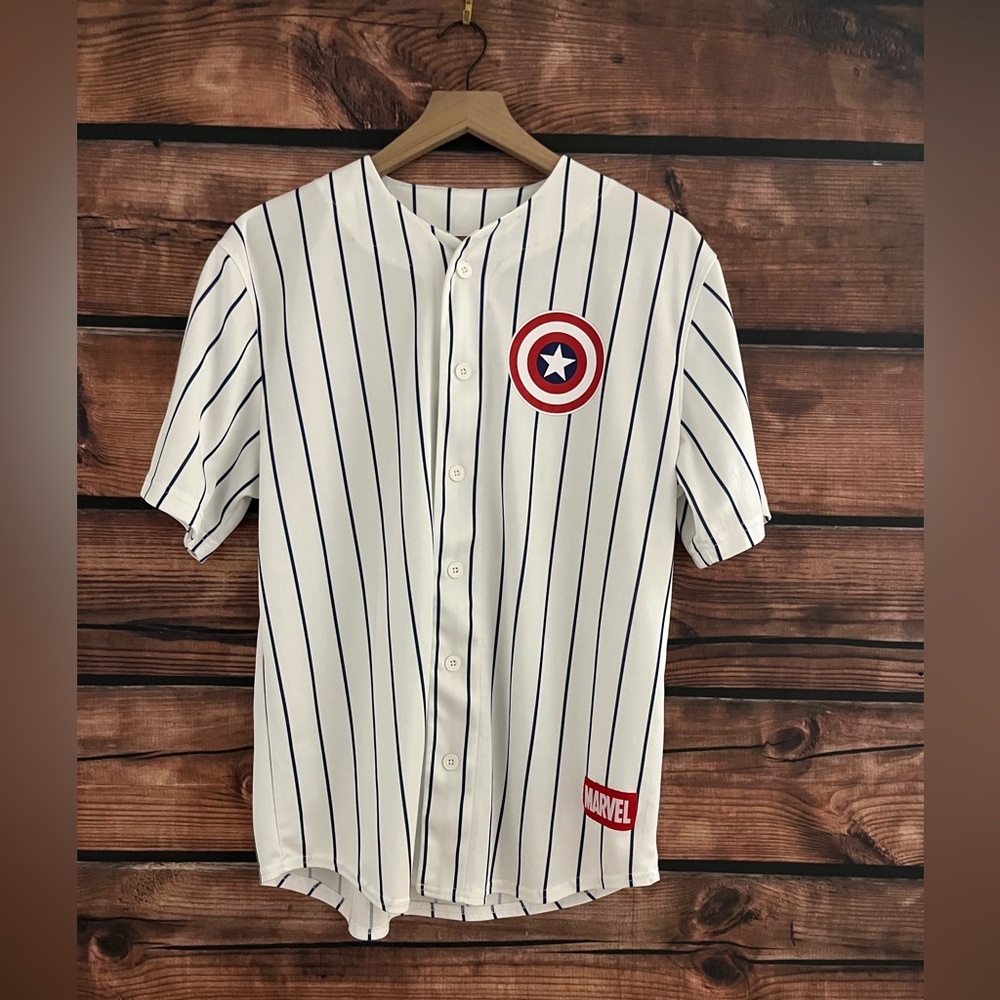 Captain America baseball jersey size S